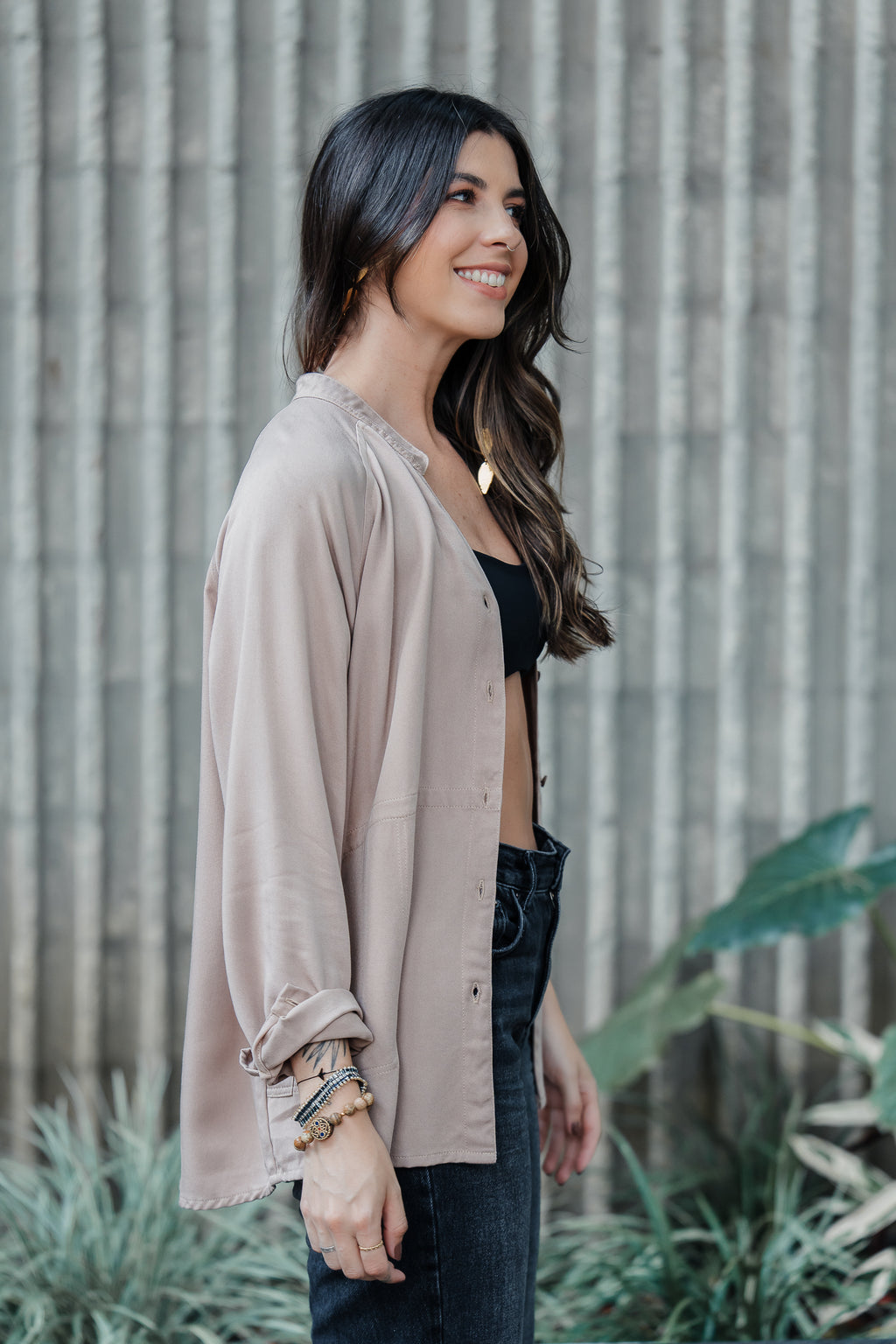 Sobrepuesto / Blusa Lira - Color Caqui