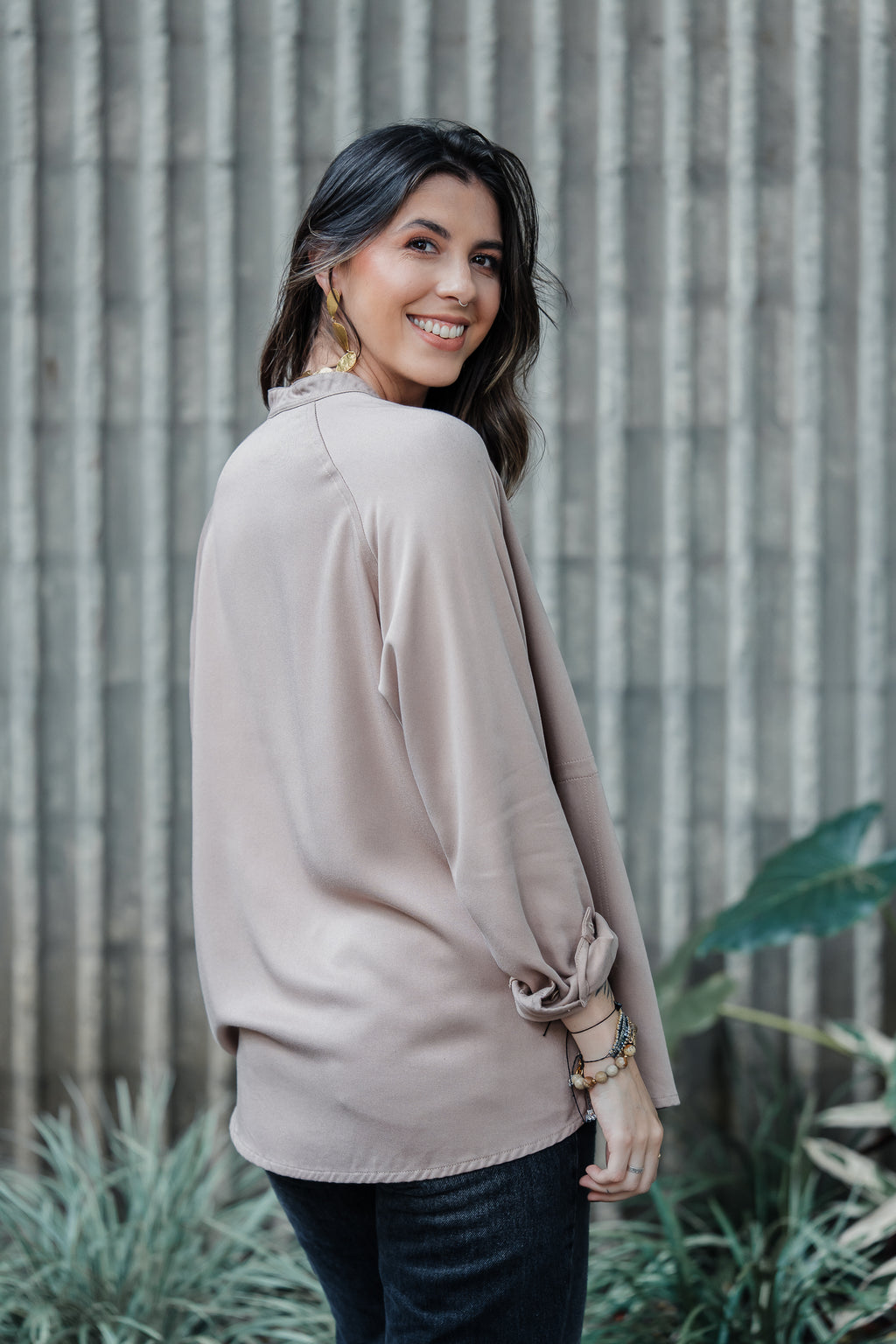 Sobrepuesto / Blusa Lira - Color Caqui