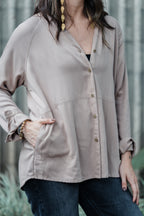 Sobrepuesto / Blusa Lira - Color Caqui