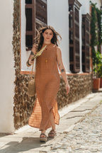 Vestido Lupe - Avellana