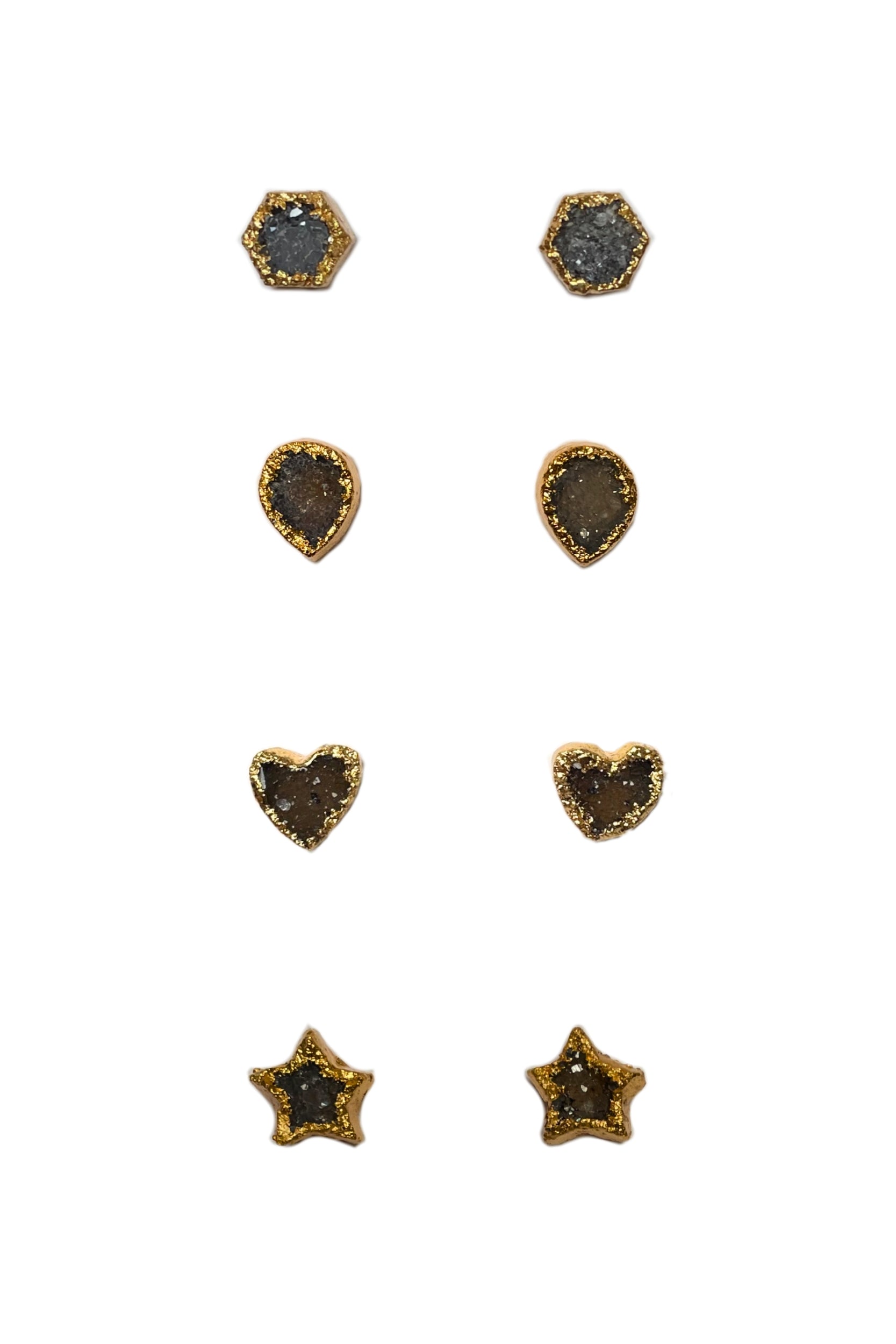 Aretes Drusa de Ágata Imagen principal del producto
