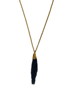 Collar Cianita Negra