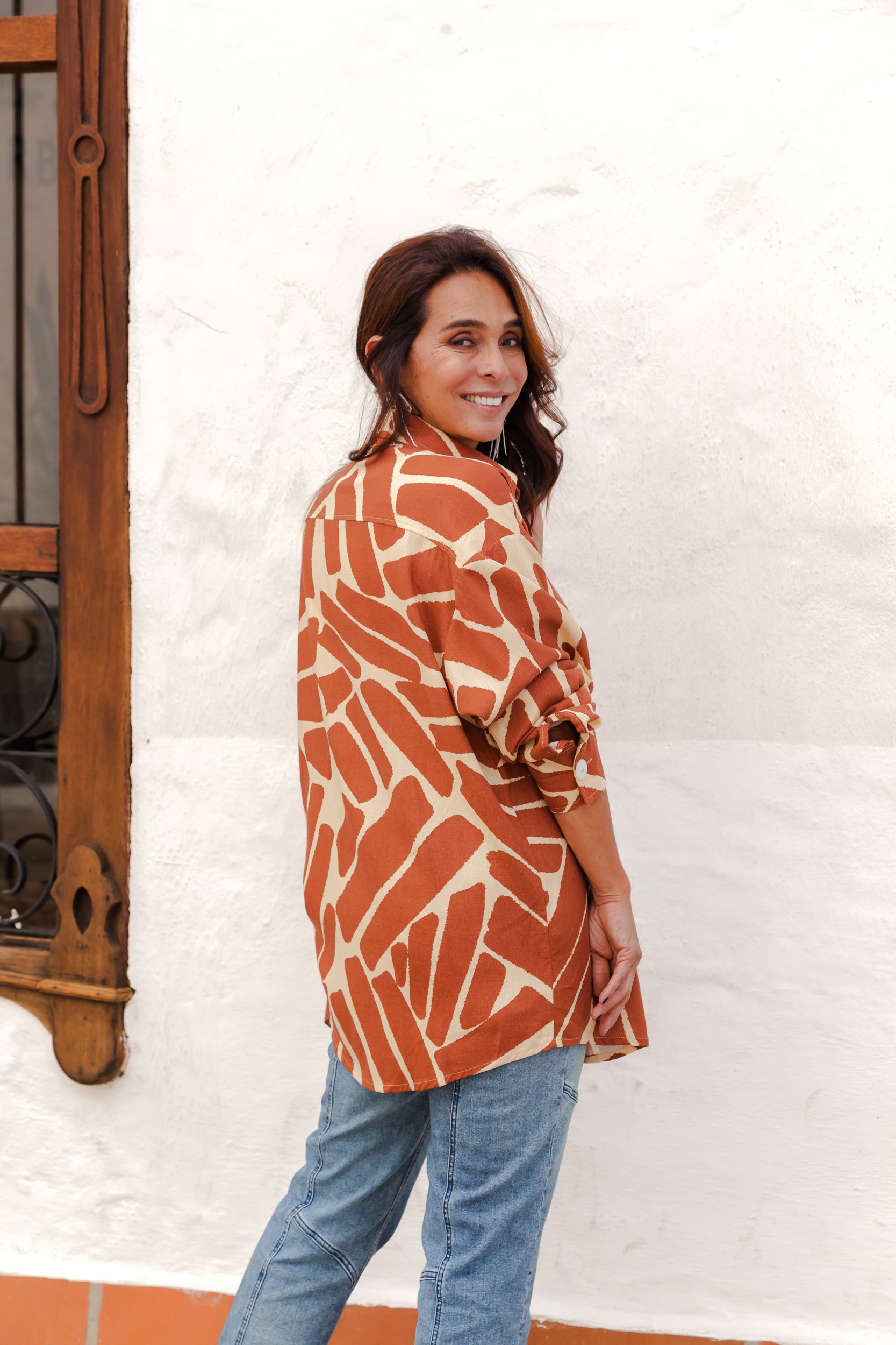 Chaqueta Oversize Lino - Mara
