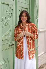 Chaqueta Oversize Lino - Mara