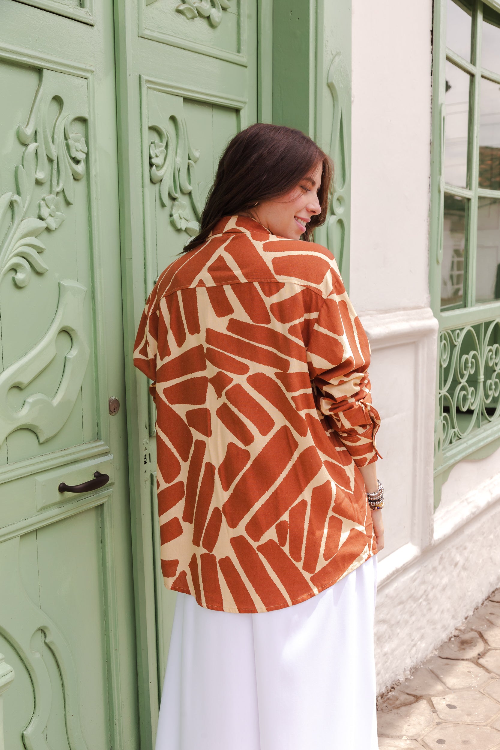 Chaqueta Oversize Lino - Mara