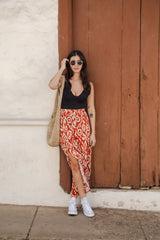 Pantalón fátima pescador aberturas frontales - Estampado Boho