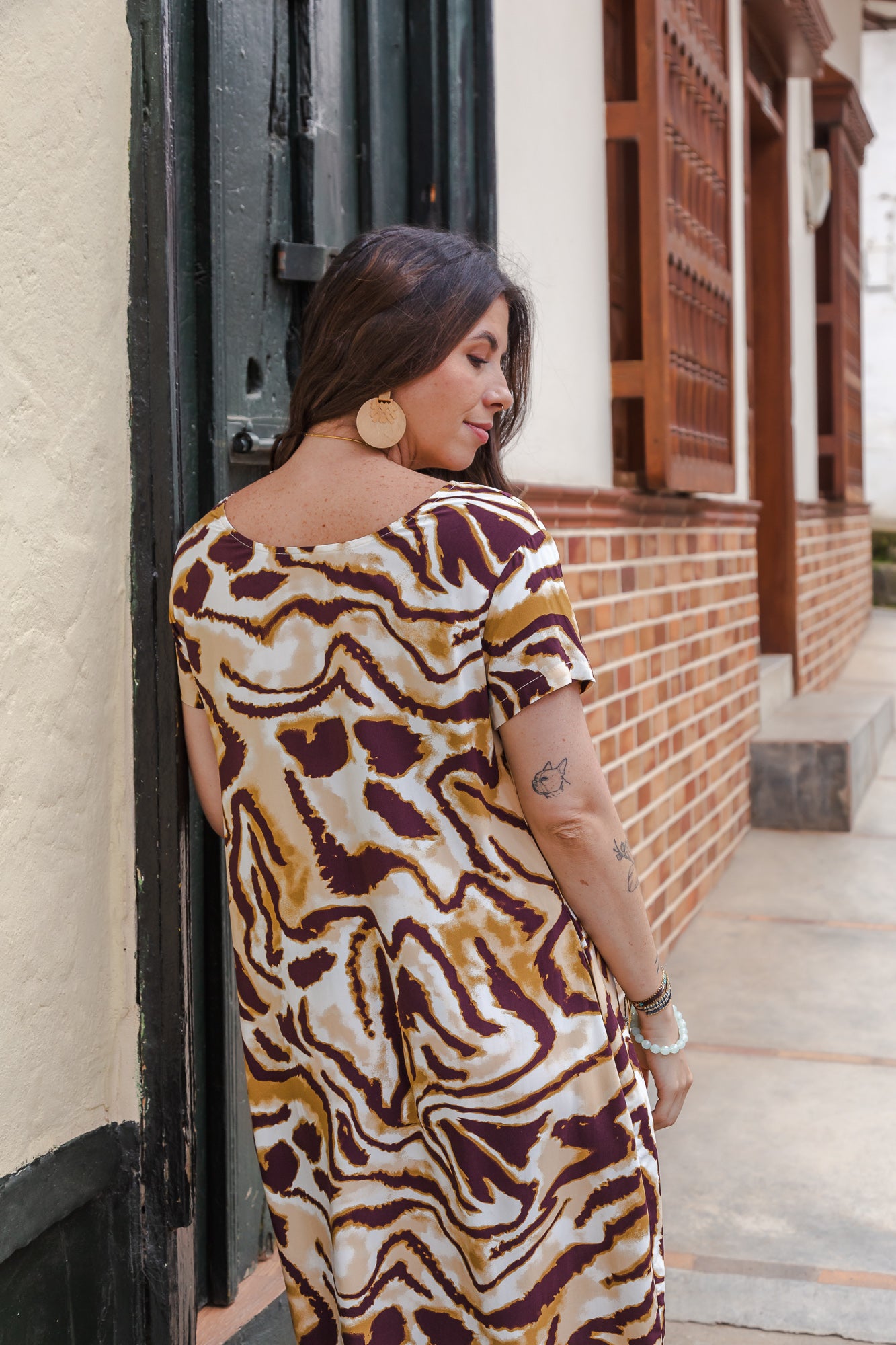 Vestido Alma multi cuello en v o redondo  - Salvaje