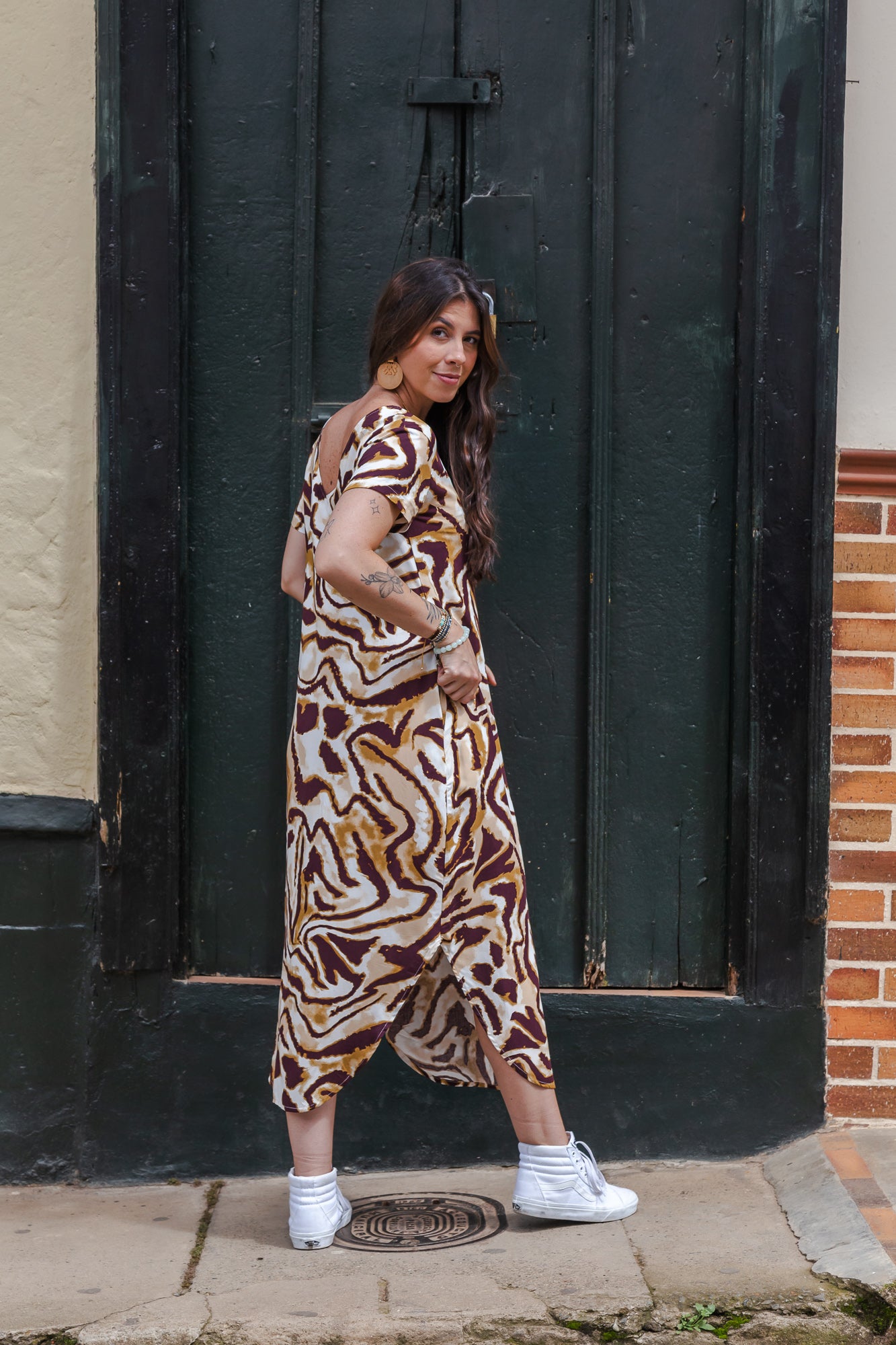 Vestido Alma multi cuello en v o redondo  - Salvaje