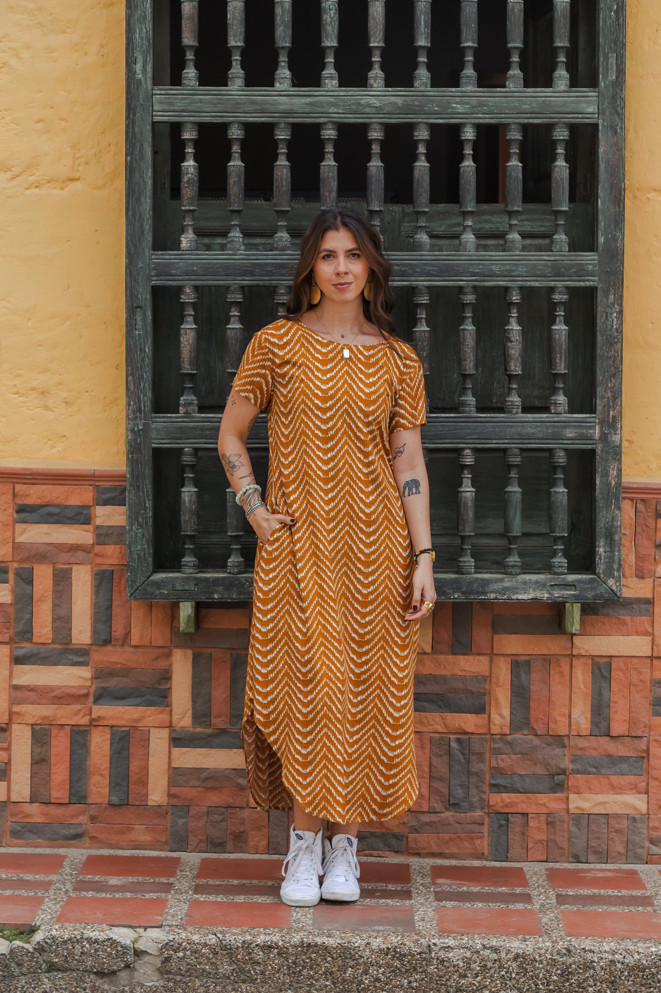 Vestido Alma multi cuello en v o redondo  - Etnia
