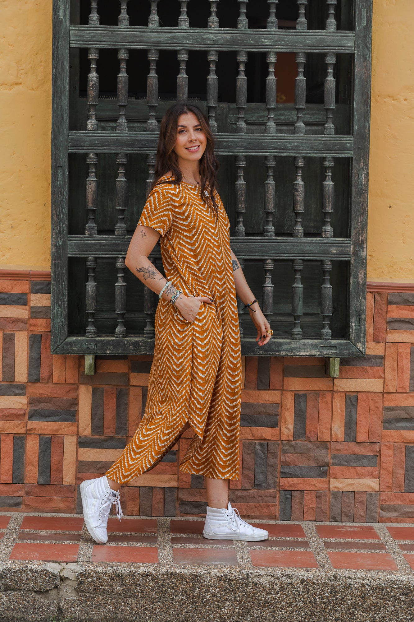 Vestido Alma multi cuello en v o redondo  - Etnia