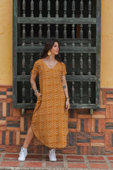 Vestido Alma multi cuello en v o redondo  - Etnia