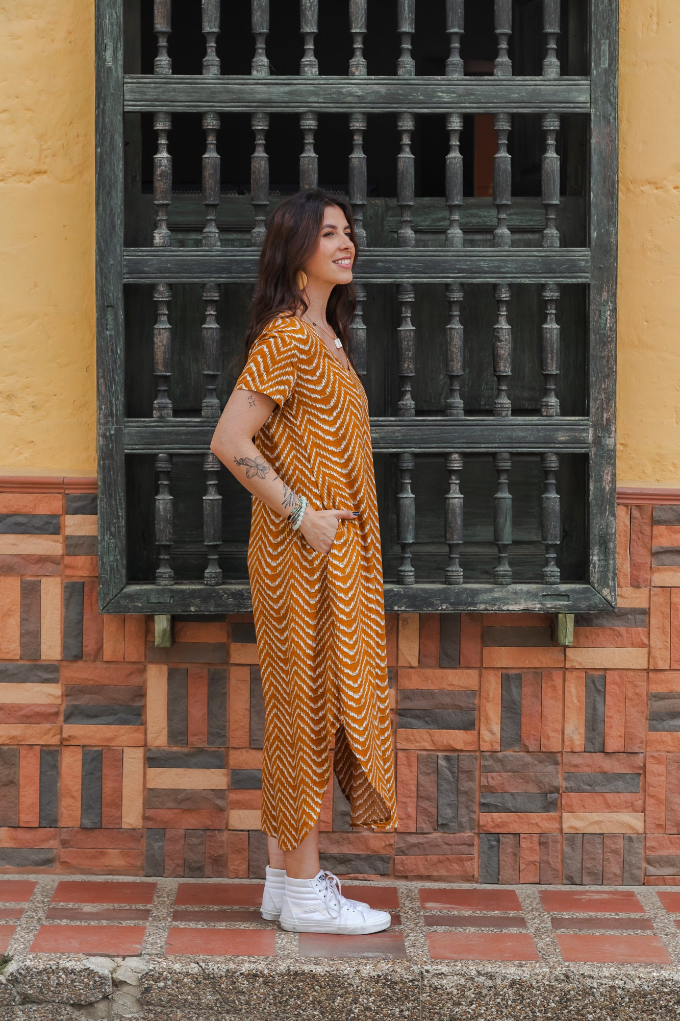 Vestido Alma multi cuello en v o redondo  - Etnia