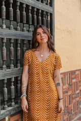 Vestido Alma multi cuello en v o redondo  - Etnia