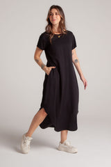 Vestido Alma multi cuello en v o redondo - Negro