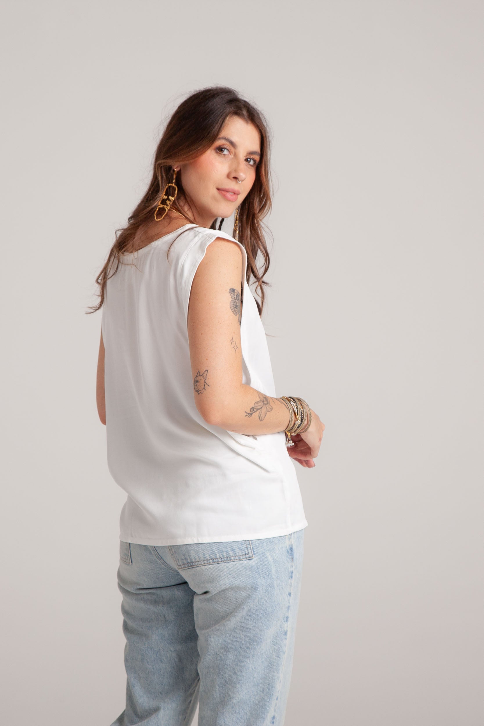 Blusa Sofia - Color Blanco hueso