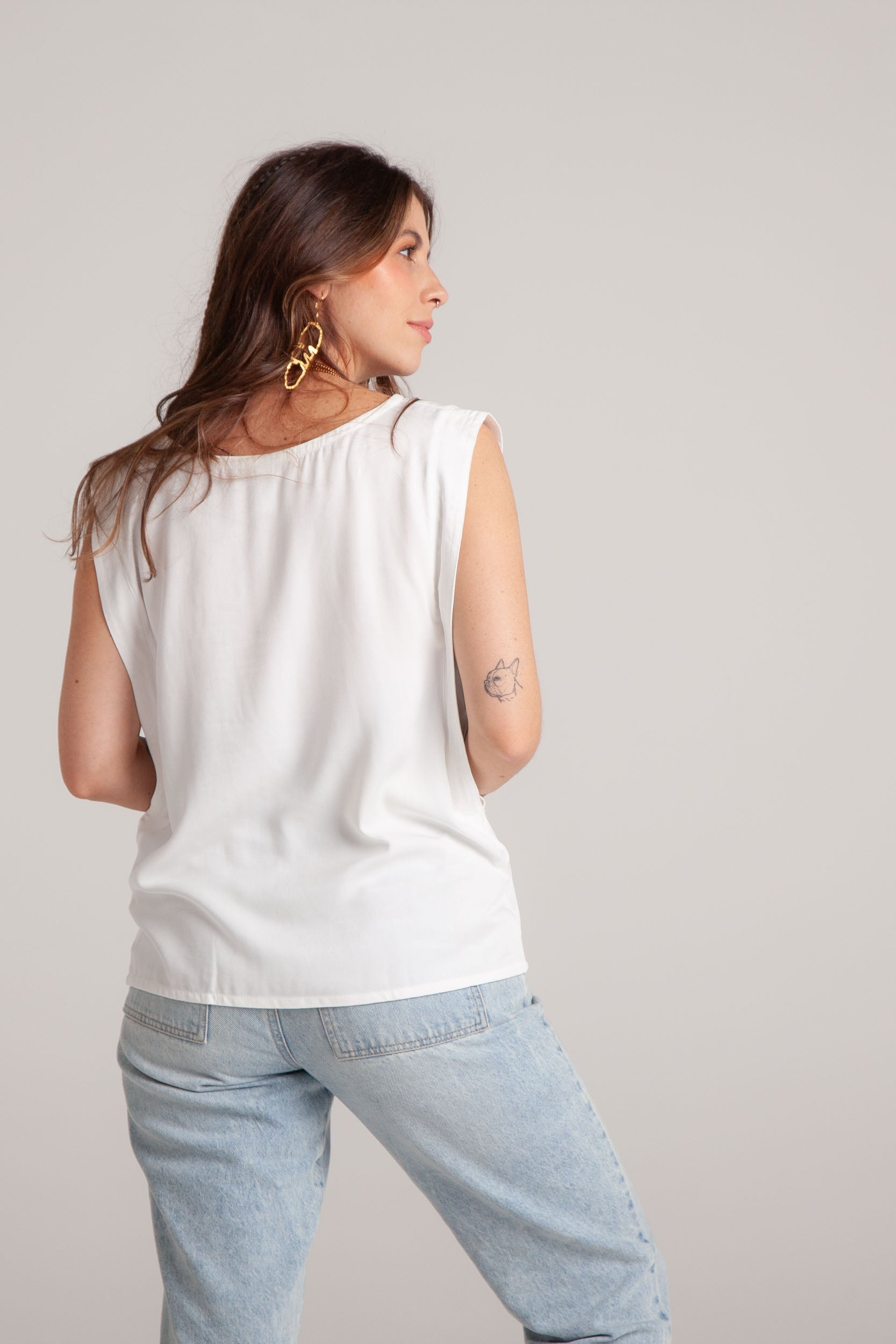 Blusa Sofia - Color Blanco hueso