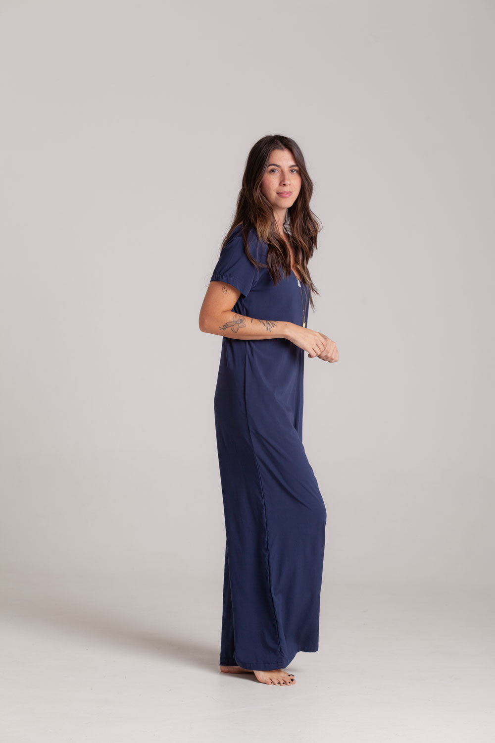 COMBO! Vestido Alma Negro + Enterizo Alma Azul Oscuro