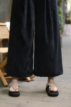 Pantalón corduroy malibú - Negro