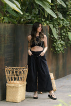 Pantalón corduroy malibú - Negro