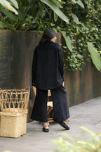 Chaqueta Corduroy Oversize - Negra