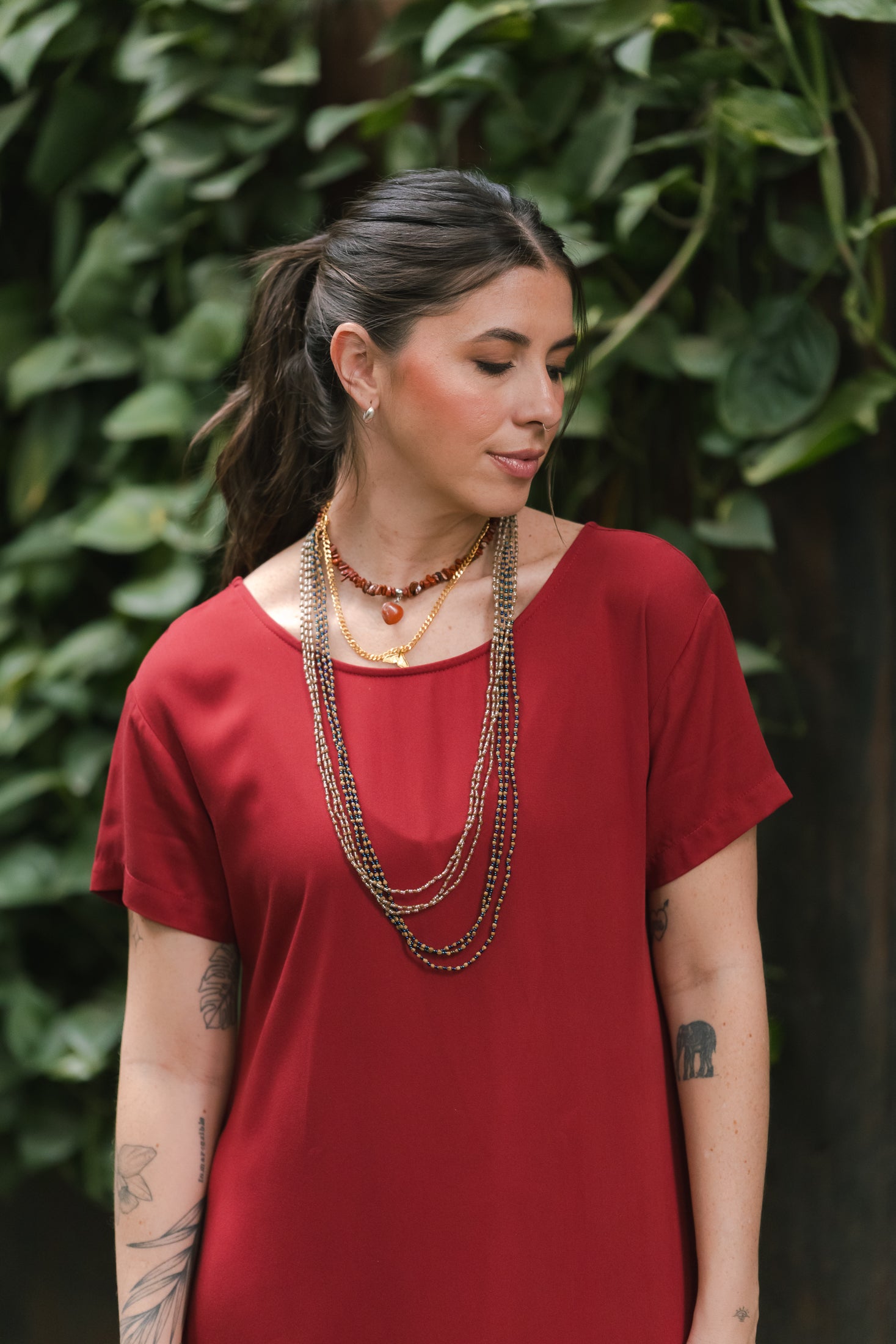 Vestido Alma Multiproposito - Cereza