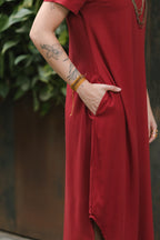Vestido Alma Multiproposito - Cereza