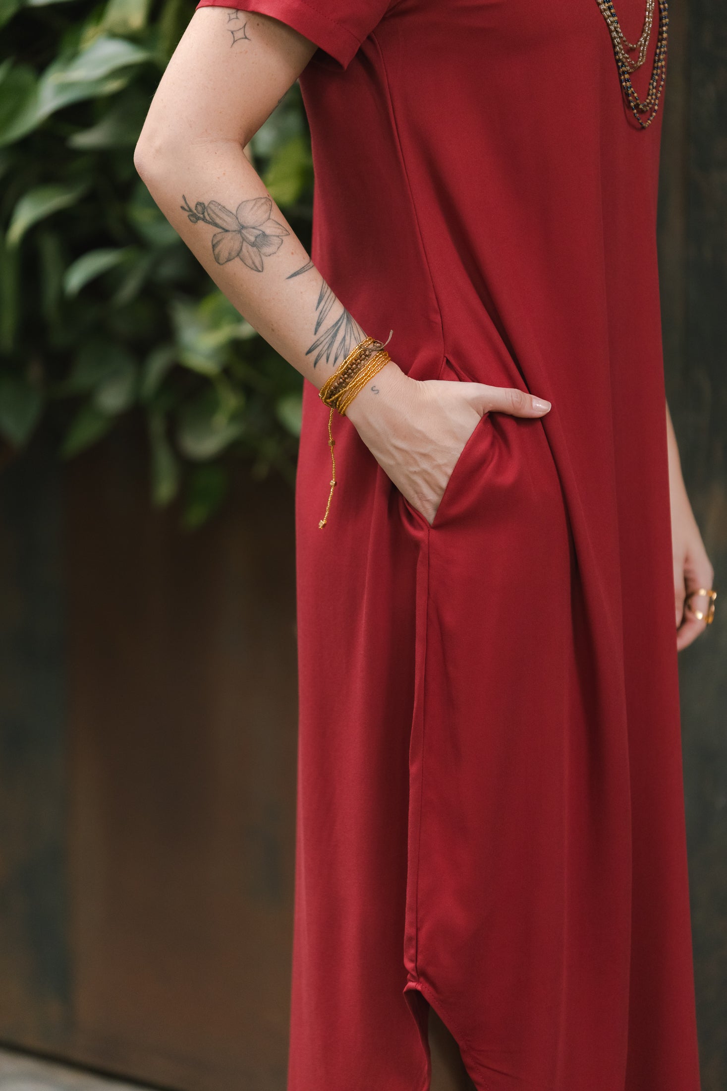 Vestido Alma Multiproposito - Cereza
