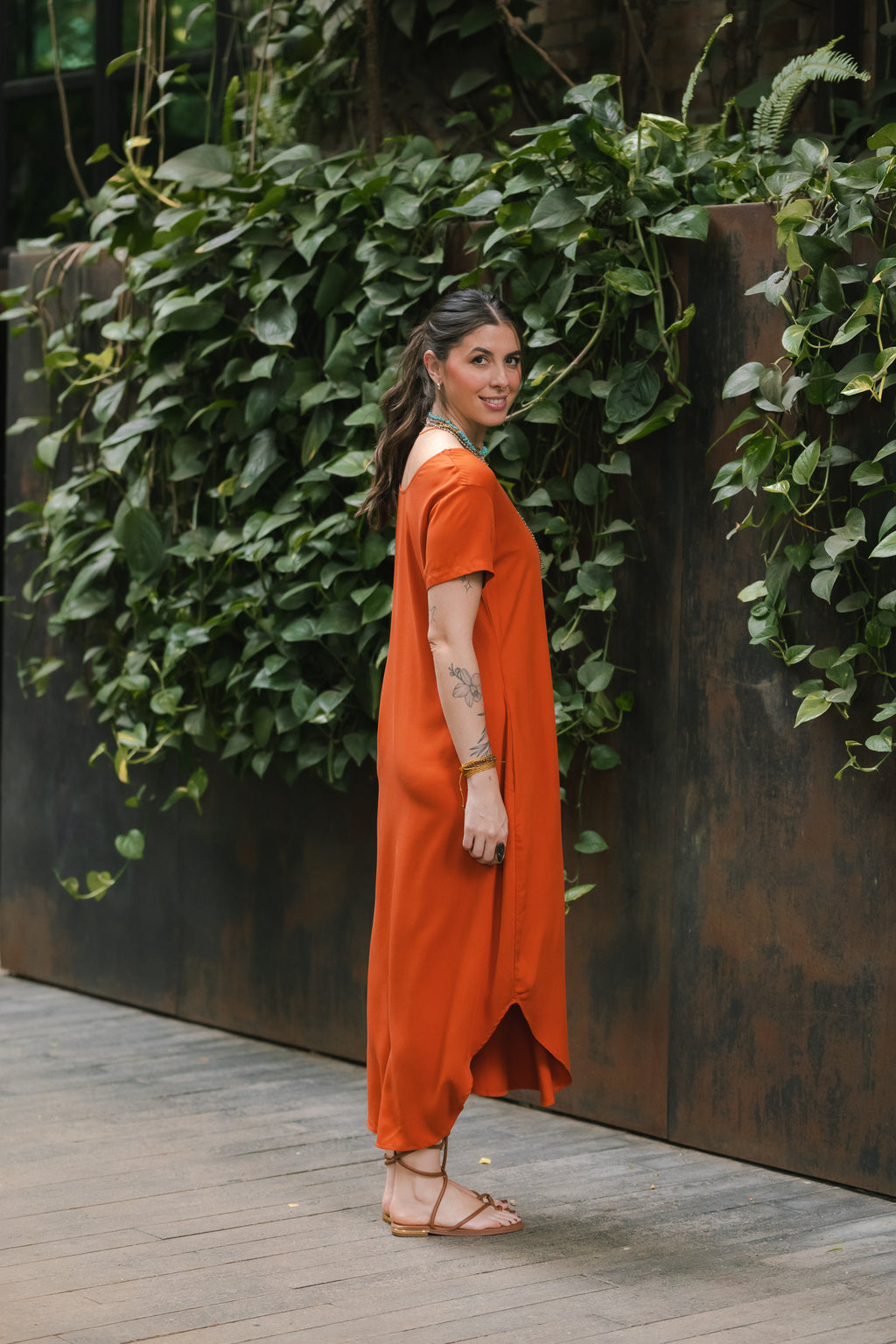 Vestido Alma Multiproposito - Zanahoria