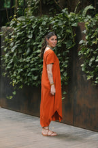 Vestido Alma Multiproposito - Zanahoria