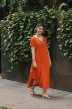 Vestido Alma Multiproposito - Zanahoria