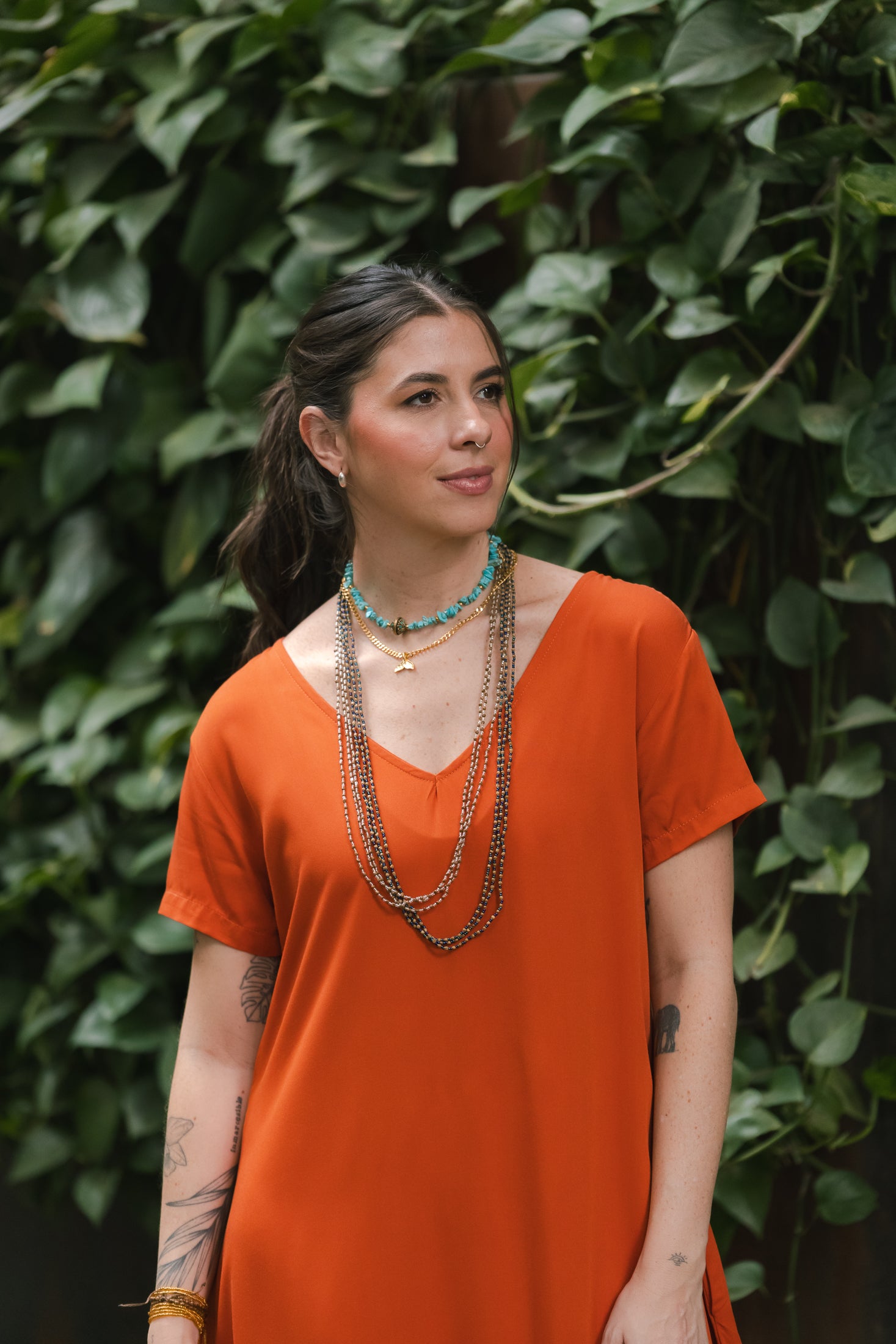 Vestido Alma Multiproposito - Zanahoria