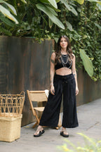 Pantalón corduroy malibú - Negro