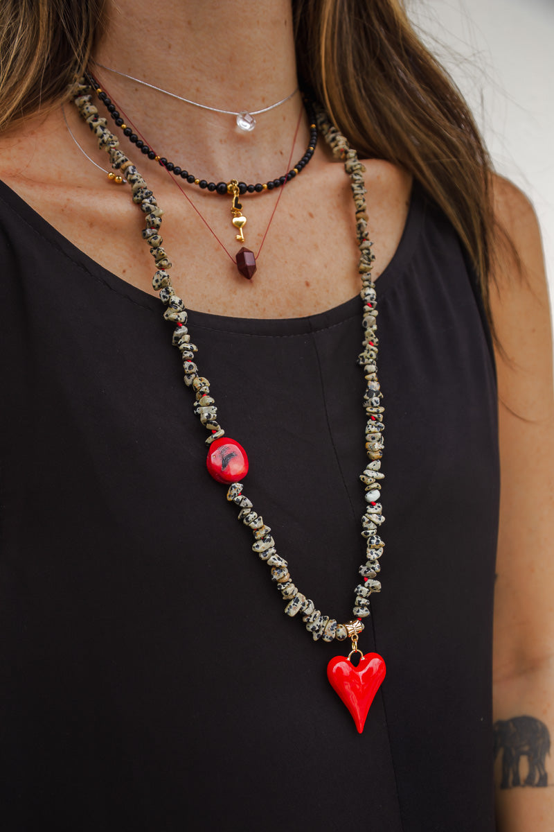 Enterizo Étnica Manga Sisa - Negro