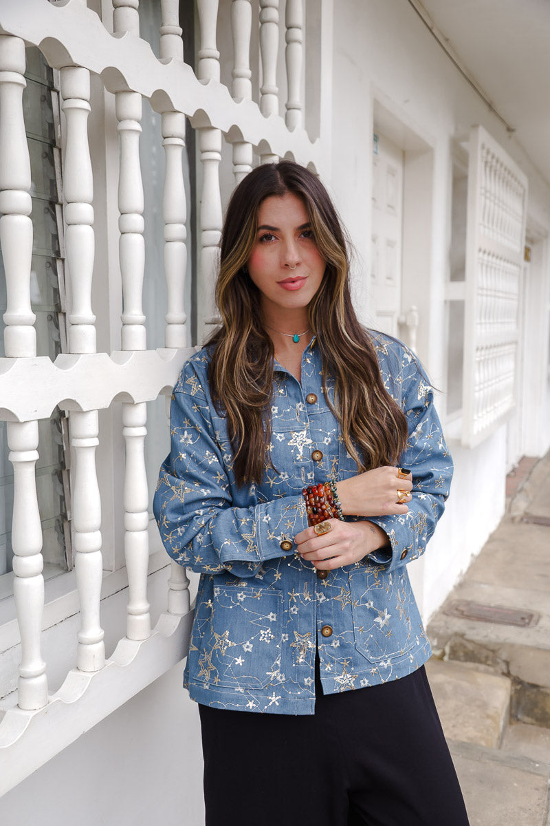 Chaqueta BORDADA Oversize STAR (Edición Limitada)