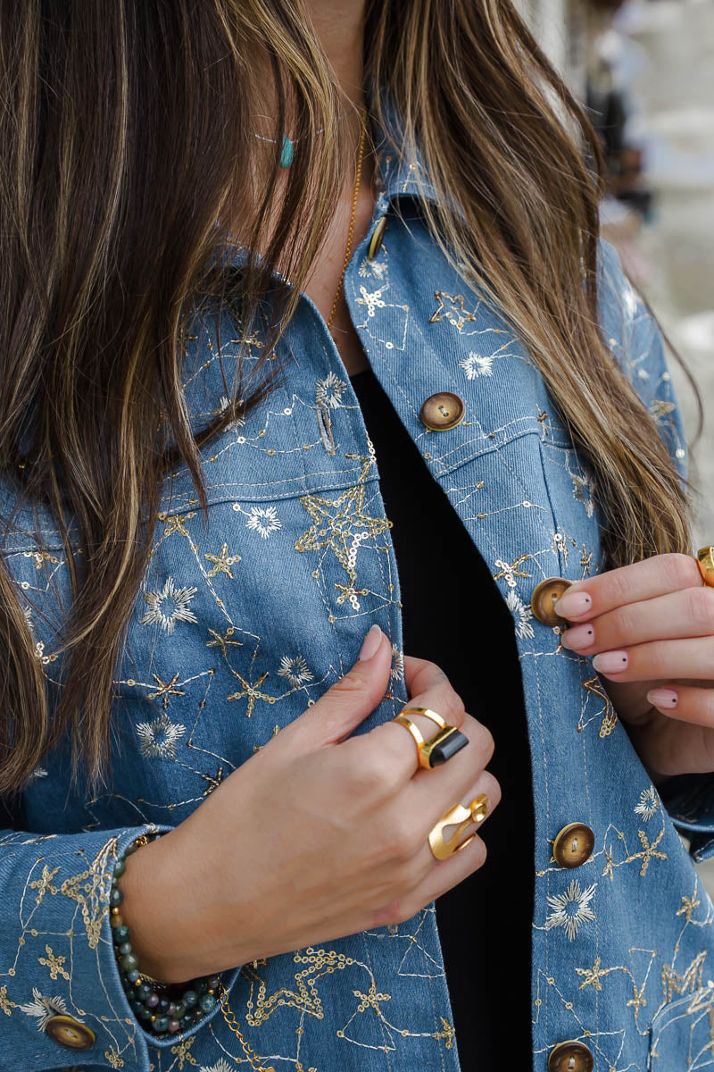 Chaqueta BORDADA Oversize STAR (Edición Limitada)