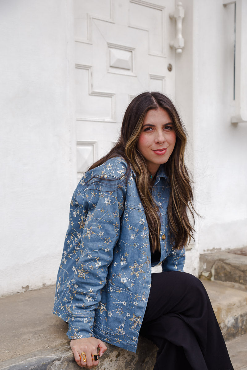 Chaqueta BORDADA Oversize STAR (Edición Limitada)