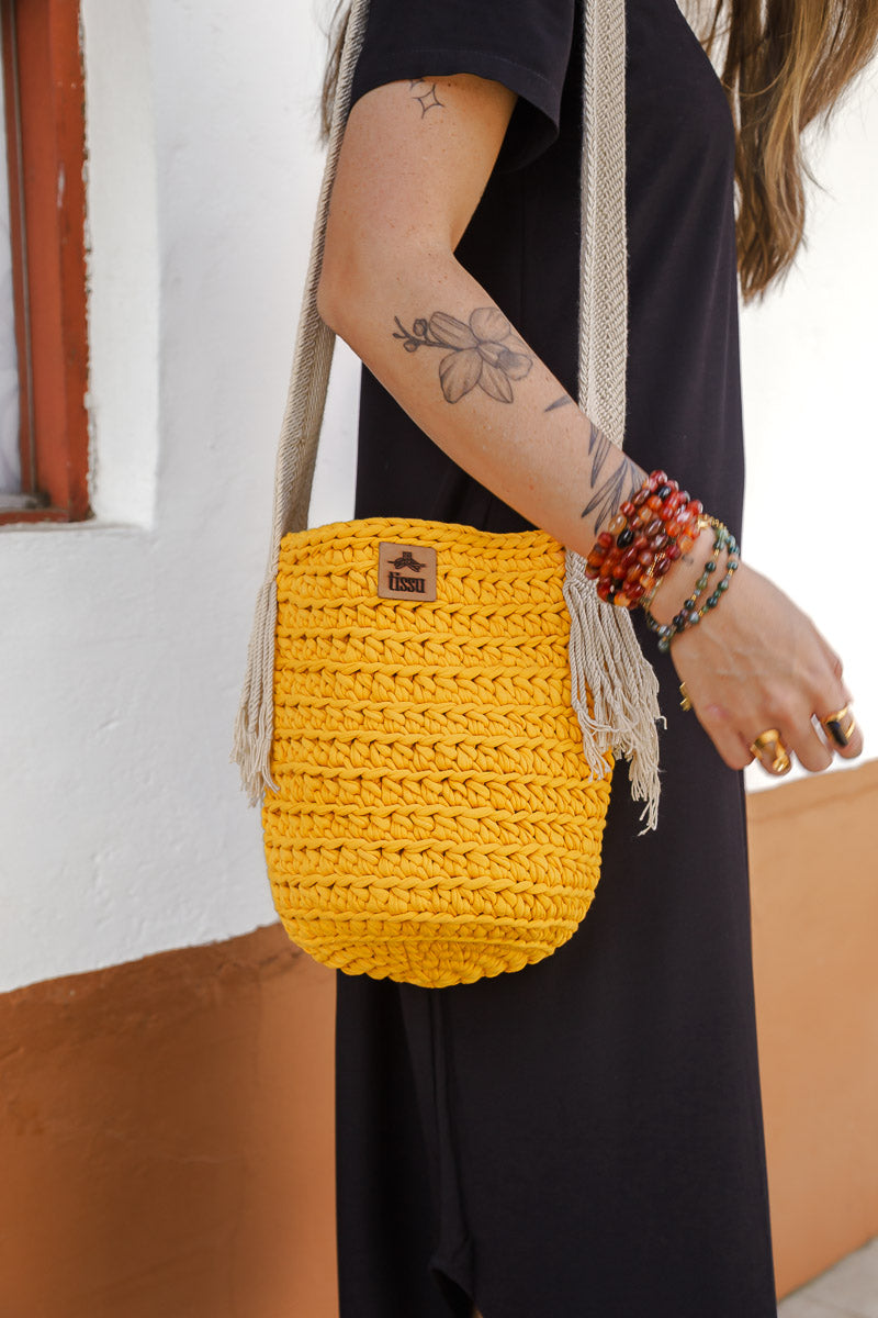 Mochila Matices Color Mostaza Imagen principal del producto