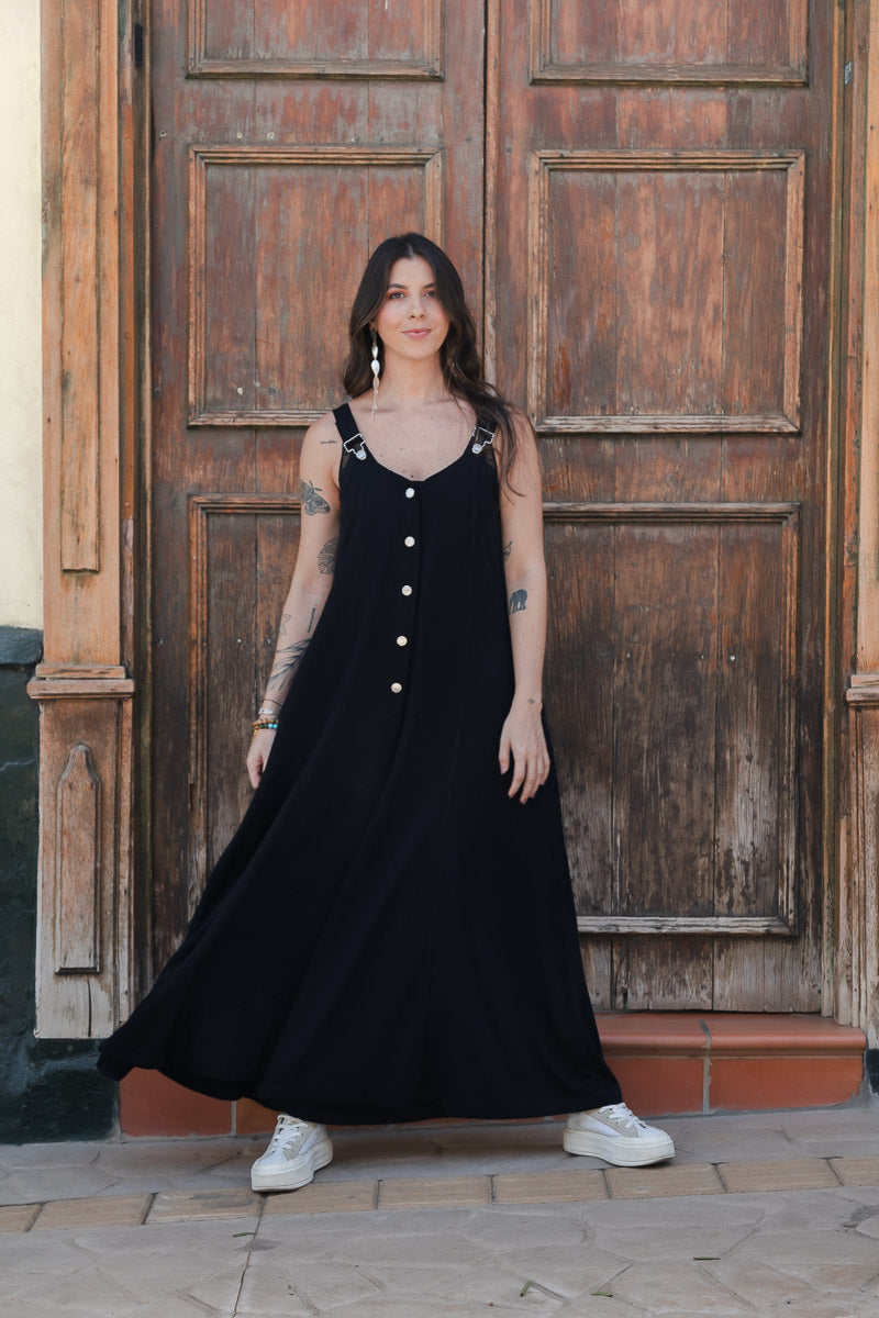 Enterizo BOTA Campana - Negro Chalis
